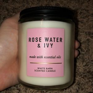 Rose Water & Ivy Single Wick BBW Candle